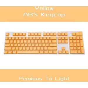 108 Toetsen 61/87/104/Iso/Ansi Layout Oem Injectie Abs Double Shot Keycaps Keyboarde Kleurrijke transparante Universele Toetsenbord