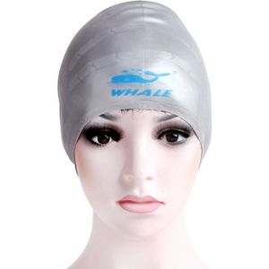 WALVIS Mannen Zwemmen Caps Siliconen Volwassen Waterdichte Vrouwen 3D Zwemmen Hoed Cover Beschermen Oor Zwembad Bad Cap Badmuts