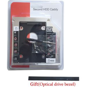 9.5Mm 2nd Hdd Ssd Harde Schijf Caddy Adapter Voor Asus Q550LF X450LD X552L F550CC UL80VT-A1 Optische drive Bezel)