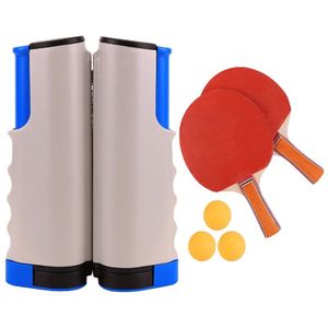 1 Paar Tafeltennis Netto Draagbare Intrekbare Ping Pong Post Netto Rack Voor Elke Tafel Tafeltennis Rack Vervang Kit ping Pong Set