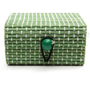 Bamboe Houten Sieraden Doos Ring Ketting Oorbellen Diversen Storage Case Houder Bamboe Sieraden Doos/joyeros organizador de