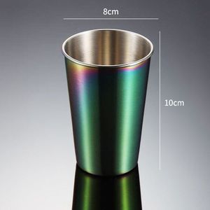 3x RVS Bekers 250 Ml, Lichte Bekers Van Staal 304 Voor Kamperen