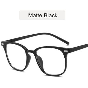 Kottdo Vintage Vierkante Plastic Glazen Frame Klassieke Optische Brillen Bril Transparant Clear Lens Bijziendheid Frame