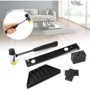 Houten Vloeren Diy Home Laminaat Installatie Kit Set Top Houten Vloer Fitting Tool Met Mallet Spacers Voor Hand Tool set