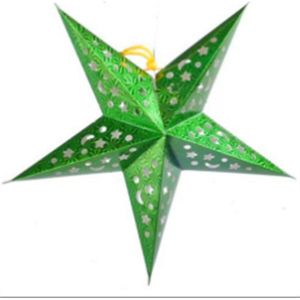 1 Stk/set 45 Cm Shiny Star Papier Lampenkap Lantaarns Ster Vorm Party Decor Craft Voor Bruiloft Party Kerst Lampenkap Decoratie