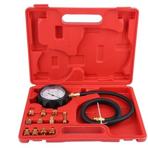 TU-11A 500Psi Automatische Versnellingsbak Transmissie Motor Olie Feul Druk Tester Gauge Kit 3 Inch Professionele Dubbele Schaal Meter