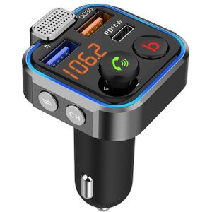 Zl Auto Bluetooth Speler Snelladen Verstelbare Autolader Bluetooth Handsfree Fm-zender