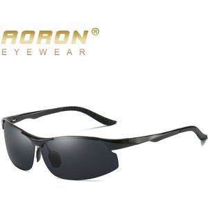 AORON Aluminium Magnesium Brand Gepolariseerde Zonnebril Mannen Rijden Bril Zomer Brillen Accessoires