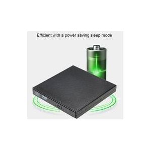 Usb 2.0 Draagbare Slanke Externe Dvd/CD-RW Optische Disc Drive Reader Writer Speler Met Combo CD-RW Brander Voor Laptop pc Desktop