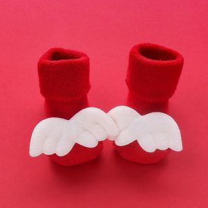 Kerst Baby Sokken Sneeuwpop Elanden Sokken Baby Winter Zachte Warme Baby Boy Meisje Sokken Antislip Kinderen Floor Sokken