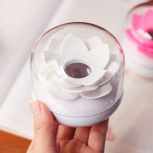 Lotus Wattenstaafje Doos Tandenstokers Houder Katoen Bud Holder Case Tafel Versieren Tandenstokers Opbergdoos Organizer