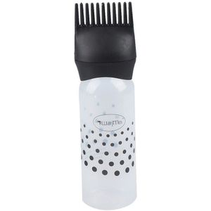 1 Pcs Haarkleuring 170 Ml Plastic Verven Shampoo Fles Olie Kam Haar Tools Haarverf Applicator Borstel Flessen Styling tool
