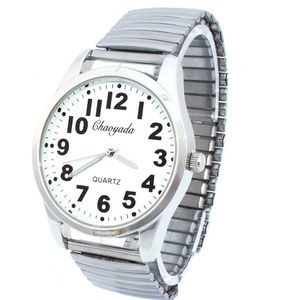 Mannen Horloges Cyd Vrouwen Relojes Flexibele Elastische Band Mannen Rvs Luxe Mode Analoge Horloge Vader Relojes
