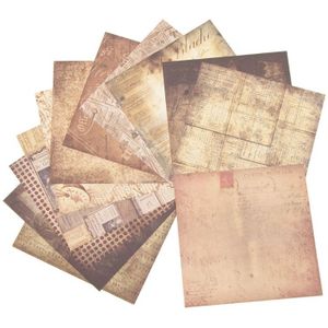 Vintage Achtergrond Papier Voor Scrapbooking Journal Dagboek Planner Decoratieve Diy Card Making Papier Arts Craft 24 Vellen