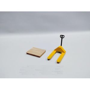 1:18 1/24 Plastic Hand Carrier Pallet Truck Onderhoud Props Reparatie Tools Reparatie Model Auto Scene Props