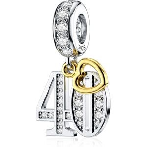Jiayiqi Speciale Betekenis Digitale Charms 925 Sterling Zilver Cz Kralen Fit Vrouwen Bedels Armbanden Diy Sieraden Maken