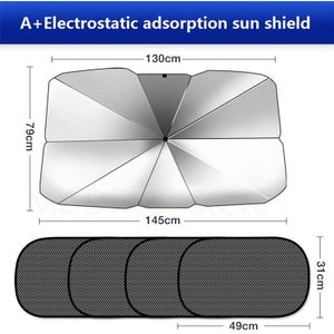 Auto Parasol Voorruit Zongordijnen Zon Bescherming Isolatie Schaduw Grote Paraplu Sterke Shading Voorruit Zonnebrandcrème Gordijn