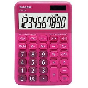 Sharp EL-M334 Mode Kantoor Rekenmachine Solar Leuke Cartoon Kleine Draagbare Kantoor Financial Accounting Snoep Kleur