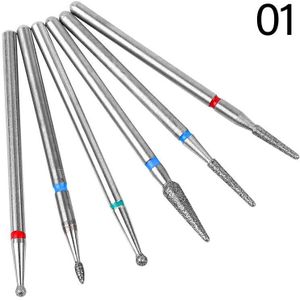 1Set Diamond Nail Boor Frees Nail Art Boor Cuticle Schoon Voor Manicure Nagelvijlen Elektrische Mills Braam grinder Tool