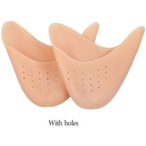 Ushine Siliconen Gel Teen Ademend Ballet Dans Schoenen Pointe Pads Foot Care Protector Super Zachte Teen Schoenen Tip Bescherming Vrouw