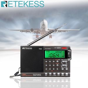 Retekess TR608 Fm/Mw/Sw/Air Multi Band Radio Speaker Draagbare Digitale Radio Met Lcd-scherm Met klok Alarm Sleep Timer