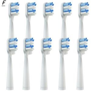 10 Stks/set Vervanging Voor Saky G22 Sonic Elektrische Tandenborstel Schoon Opzetborstels Clean Dental Dupont Smart Borstelkop Nozzle