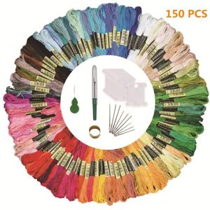 Multicolor Kruissteek Draden Borduurgaren Floss Streng Kit Diy Naaien Gereedschap 50/100/150/200 Willekeurige Kleuren