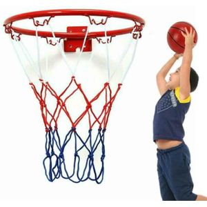 32 Cm Indoor Outdoor Basketbal Ring Hoop Net Met Schroeven Gemonteerd Doel Hoepel Velg Netto Sport Netting Voor Kinderen Kids