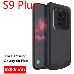 5200 mah Slanke batterij case Voor Samsung Galaxy S9 Plus Siliconen shockproof Oplaadbare power bank Opladen Cover Voor Samsung S9