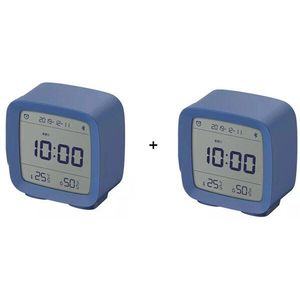 Qingping Bluetooth Digitale Thermometer Temperatuur Vochtigheid Monitoring Nachtlampje Wekker Werken Met Mijia App
