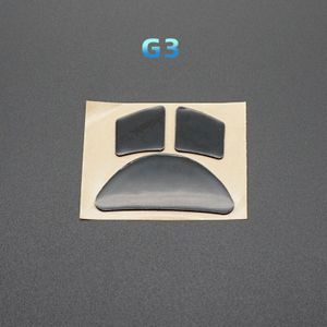 1Pcs 3M Mouse Skates Voor Logitech G3 G90 G100 G100S M505 M525 M545 M546 V320 V450 M705 0.6mm Zwarte Muis Voeten Vervangen Muis Voet
