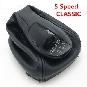 5/6 Speed Manual Pookknop Gaiter Boot Cover Case Kraag Voor Mercedes-Benz C Klasse W203 S203 Elegantie classic