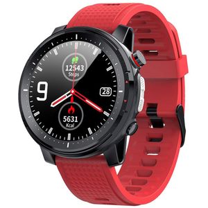 [BT5.0] Microwear L15 Smart Horloge Fitness Mannen 1.3 Inch Hartslag Bloeddruk/Zuurstof IP68 Zaklamp Camera remote Smartwatch