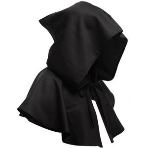 Halloween Middeleeuwse Hooded Cloak Gothic Jas Vampire Gewaden Cosplay Fancy Dress Mantel Hood Cape Volwassen Partij Hoeden