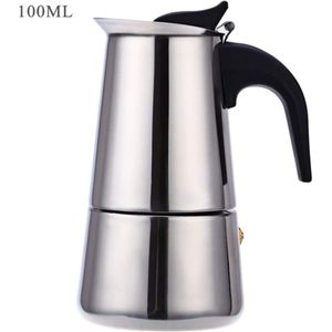 Koffie Pot Koffie Accessoires Espresso Maker Percolator Stove Koffiezetapparaat Percolator Drinkware Rvs Aluminium Pot