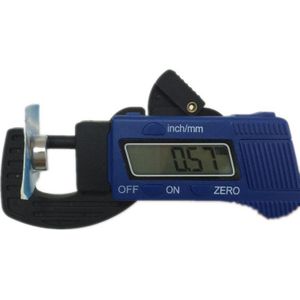 0-12.7mm Digitale Diktemeter 0.01mm Mini LCD Dial diktemeter Schuifmaat Meter Koolstofvezel Composieten Breedte meet Gereedschap