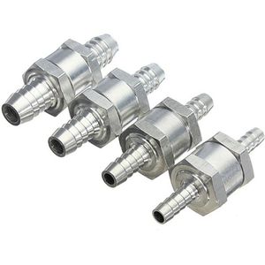 6/8/10/12Mm Od Slang Aansluiting Aluminums Legering Brandstof Non Return Terugslagklep One Way benzine Diesel Обратный Клапан Fdh