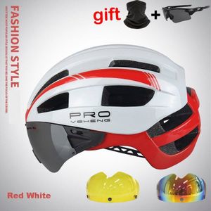 Fiets Helm Unisex Oculair Insect-Proof Netto Geïntegreerde Helm Road Mountainbike Helm Hoed Fietshelm