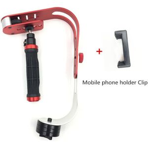 Aluminium Mini Handheld Digitale Camera Camcorder Stabilisator Video Steadicam Mobiele Dslr 5DII Motion Dv Steadycam Voor Gopro