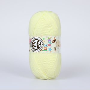 4 Stuks 100G/Bal Lux Baby Katoenen Garen Voor Hand Breien Kamgaren Eco-Geverfd Draad kleurrijke Handwerken