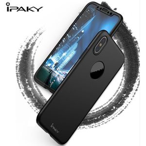 IPaky Premium 360 Graden Volledige Dekking Harde PC Behuizing Cover Case Voor iPhone X 8 7 7S 6 6S 5 Se Plus