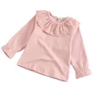 0-2 Jaar Oude Baby Meisje Kleding Pasgeboren Baby Mode Herfst Katoenen T-shirt Herfst Peuter Outfits Voor Meisjes