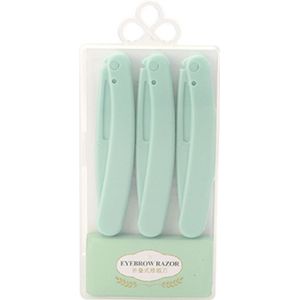 3 Pcs Professionele Draagbare Wenkbrauw Trimmer Sharp Wenkbrauw Scheermes Beauty Producten Voor Vrouwen