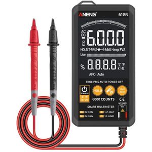 Aneng 618C Digitale Multimeter Smart Touch Dc Analoge Bar True Rms Auto Tester Professionele Transistor Condensator Ncv Testers Meter