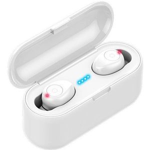 Draadloze Koptelefoon Bluetooth 5.0 F9 TWS Draadloze Bluetooth Hoofdtelefoon LED Display Met 2000mAh Power Bank Headset Met Microfoon
