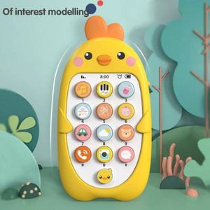 JOYIN Roze telefoon babyspeelgoed mobiele telefoon vanaf 1 jaar, muziekspeelgoed voor baby's, 2 stuks afstandsbediening, kindersmartphone, babyspeelgoed vanaf 6 maanden, mobiele telefoon baby vanaf 1