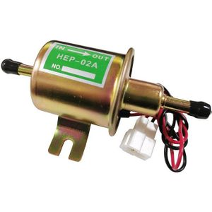 1 Stuks Brandstofpomp 12V Elektrische Benzine Pomp Lage Druk Bout Bevestiging Draad Diesel HEP-02A Set Metalen Goud Zilver 8Mm FP009