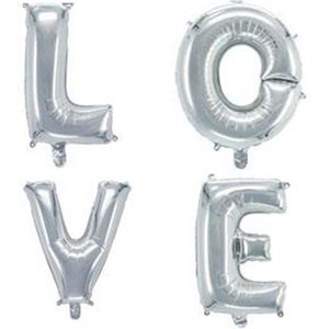 4 Stuks Brief Liefde Ballonnen Valentijnsdag Gelukkige Verjaardag Party Sweetheart Wedding Anniversary Decoratie Folie Aluminium Ballon