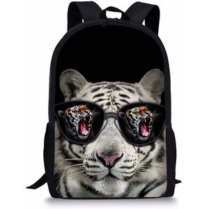 Forudesigns Animal Tiger Cool Mannen Rugzak Softback Reizen Mannen Laptop Rugzak School Rugzakken Voor Tiener Jongens Schooltassen