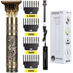T9 Usb Elektrische Tondeuse Oplaadbare Scheerapparaat Baard Trimmer Professionele Mannen Haar Snijmachine Baard Kapper Cordless